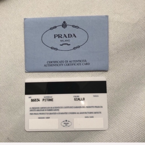 Prada python shoulder bag nickel stamped hardware - Picture 8 of 14